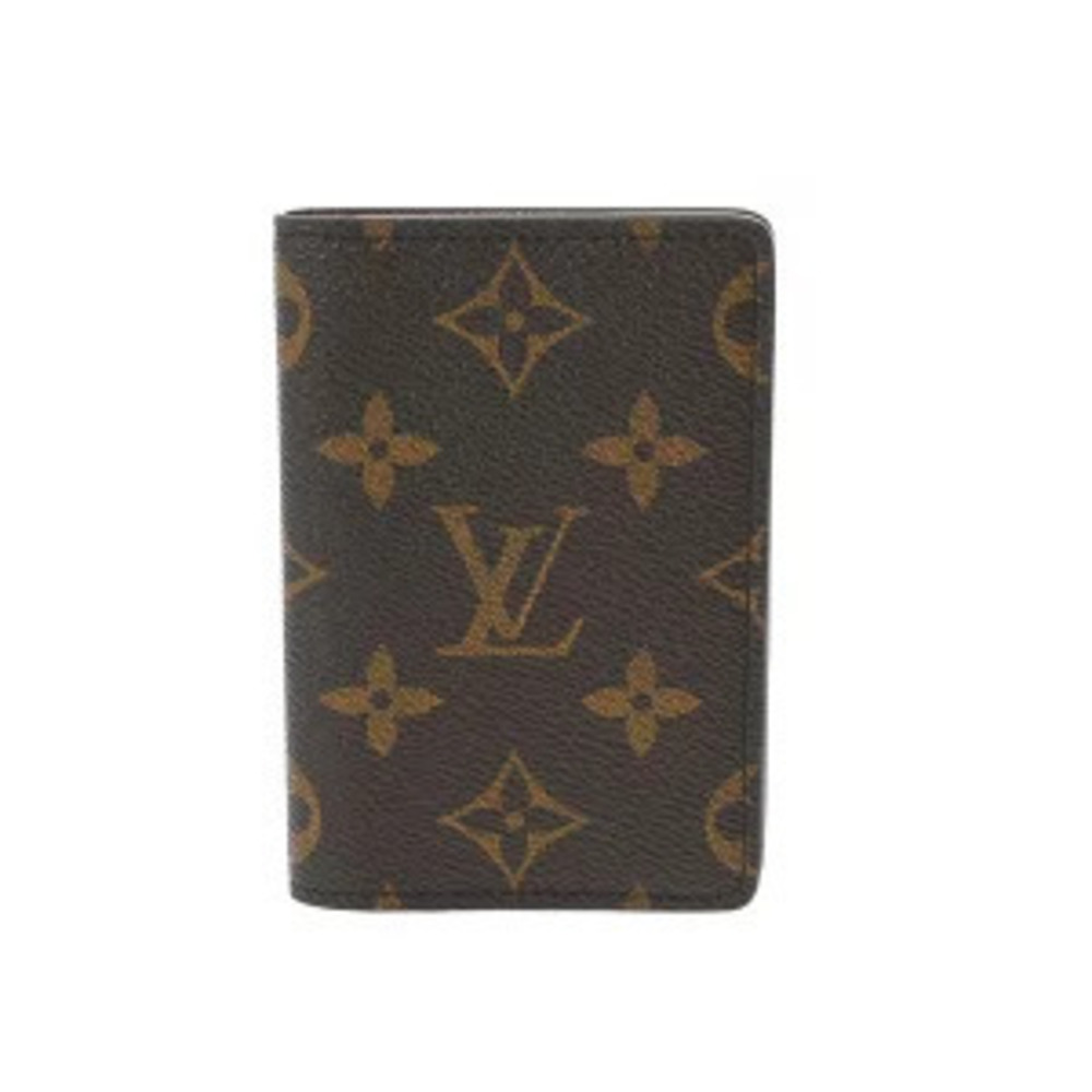 Louis Vuitton Monogram Organizer de Poche Brown Canvas Card Case